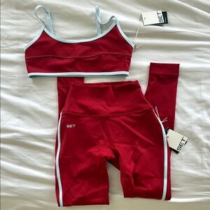 Set Active Valentines Verse Bra and Leggings Set